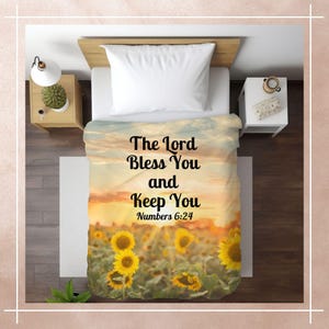 Soft Velveteen Plush Blanket with Inspiring Religious Quotes | Faith-Based Home Decor | Perfect Christian Gift | Christian Home Décor Gift