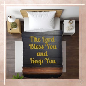 Soft Velveteen Plush Blanket with Inspiring Religious Quotes | Faith-Based Home Decor | Perfect Christian Gift | Christian Home Décor Gift