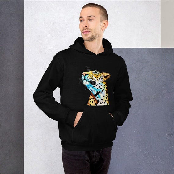 Leopard Custom Unique Art Water Color Print Unise… - image 2