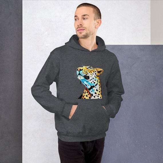 Leopard Custom Unique Art Water Color Print Unise… - image 4