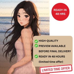 Custom Anime Portrait from Photo | Personalized Anime Style Digital Art,  Individual Character Illustration, Anime Profile Picture Download