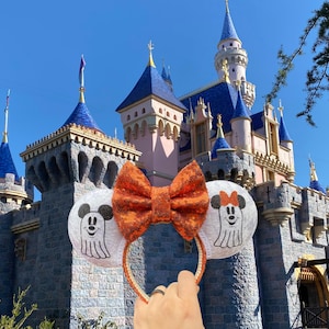Halloween Ears, Mickey Ears, Ghost Ears, Handmade Ears, Minnie Ears