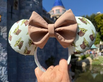 Grogu Ears, Baby Yoda Ears, The Child Ears, Disney Ears, Minnie Ears