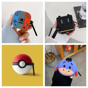 Étui Airpods Pro 2 génération, coque de manette de jeu de dessin animé,  étuis Airpods Pro 2, crochet, luxe - AliExpress