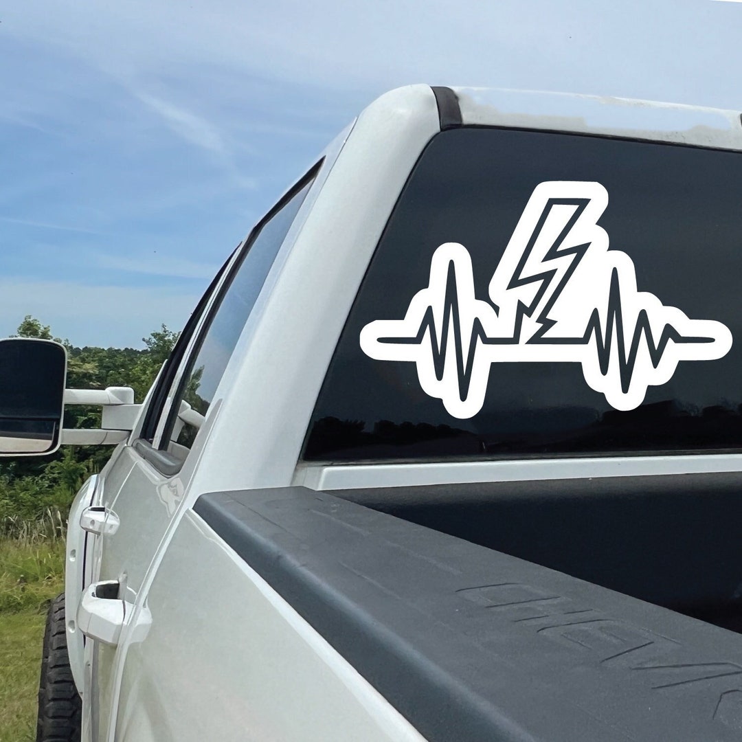 Lifeline With Electrical Bolt Decal | Electrician Pride Sticker ...