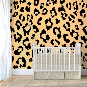 Leopard Print Wall Decals – Set of 72 | Animal Print Wall Stickers | Removable Vinyl Spots for Accent Walls, Nurseries, and More