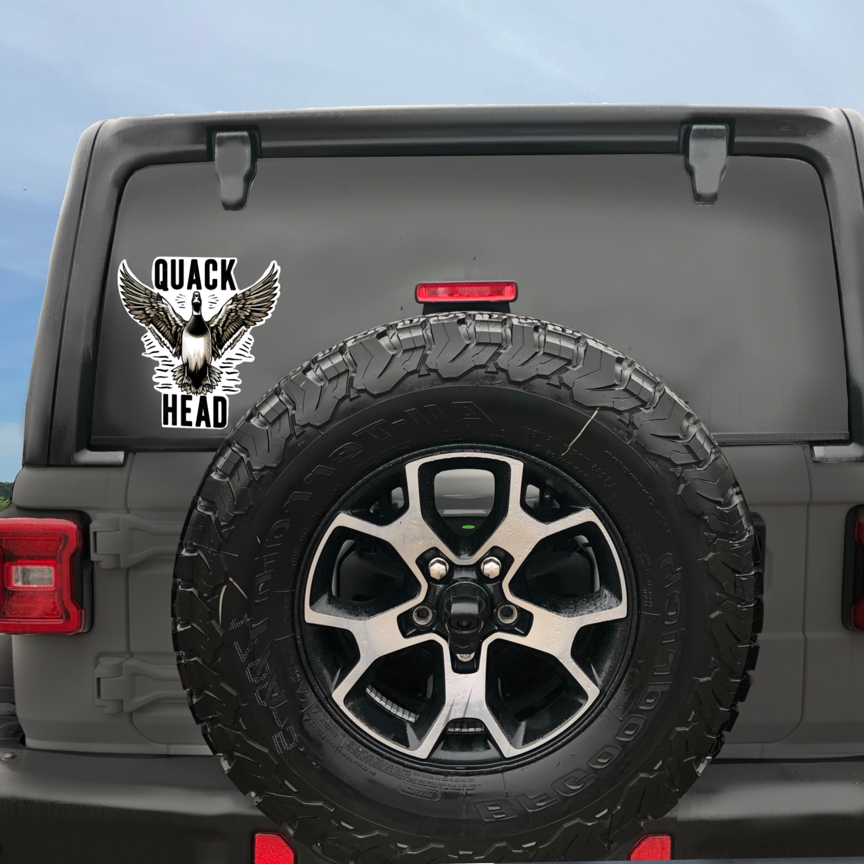 Quack Sticker Quack Head Duck Hunting Decal, Quack Head Sticker - Etsy