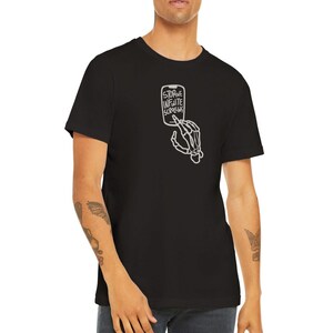 zerosocialmedia Shirts & Tees, Stop the Infinite Scrolling Tshirt, unisex shirt, social causes tee image 2