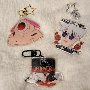 JJK Glitter Acrylic Keychain [2.5&quot;]