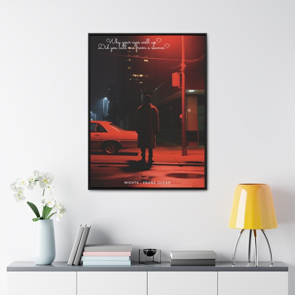 The 'Frank Ocean - Nights' Gallery Canvas print  - Art for all Frank Ocean fans!!