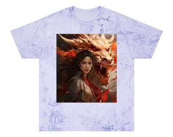 AOC apprivoise le T-shirt unisexe Color Blast du dragon fasciste