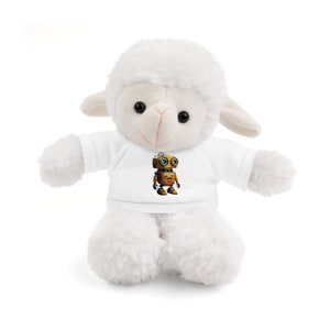 Animal Plushies with Designer &#39;Rossy the Robot&#39; Tee