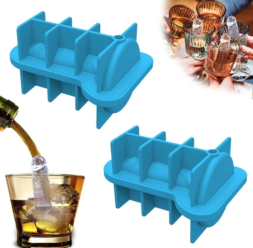 Party Prank Silicone Ice Cube Tray, BPA Free Fun Shapes Of Ice Molds