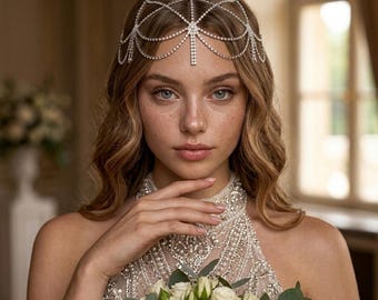 Handmade Pearl Bridal Headpiece – Vintage Style Wedding Hair Accessories