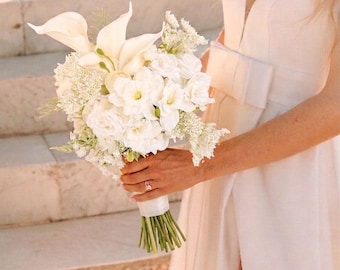 Lily of The Valley Wedding Bouquet: Real Touch Bridal Bouquet Bridesmaid Bouquets