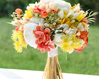 Wonderland Bridal Bouquet: Handmade Bridesmaid Wedding flower
