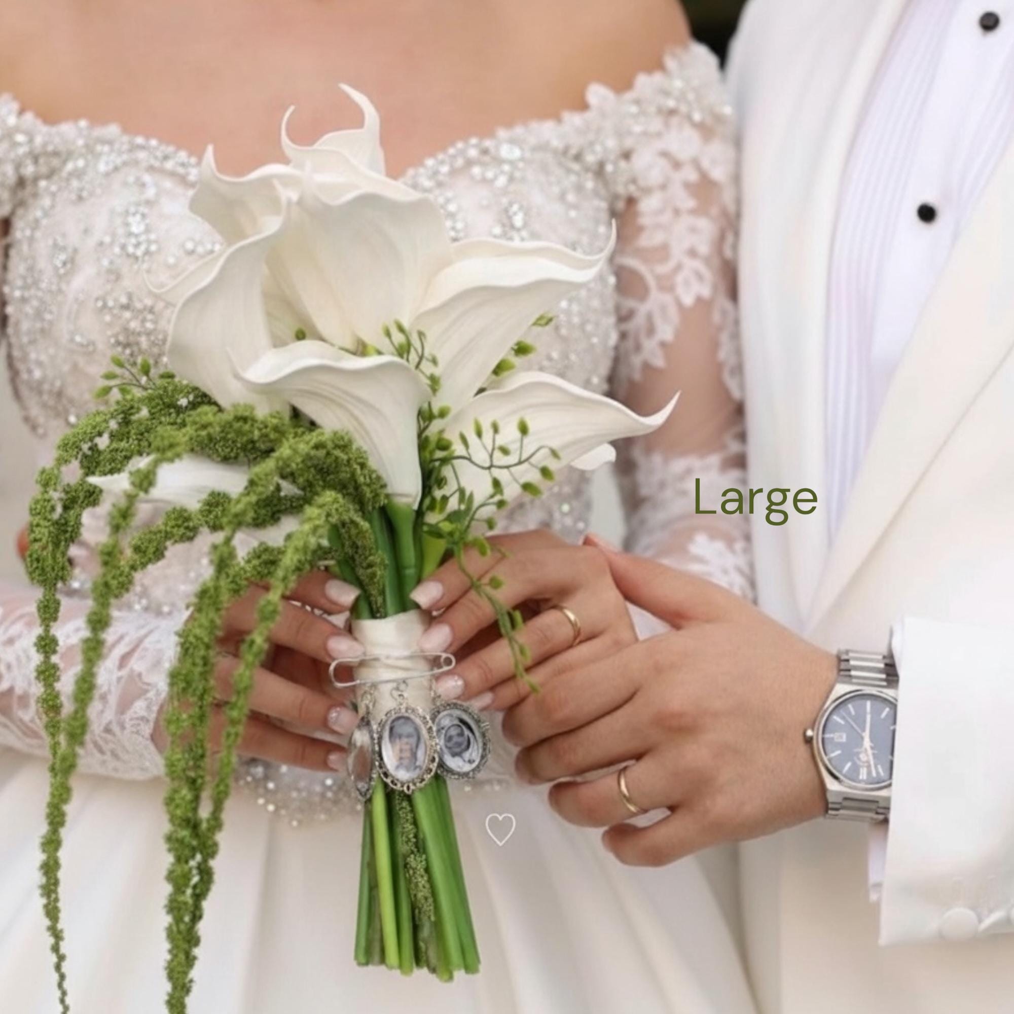 Modern Lily Bridal Bouquet