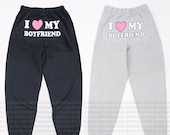 zanvin I Love My Boyfriend Sweatpants for Women Casual Workout