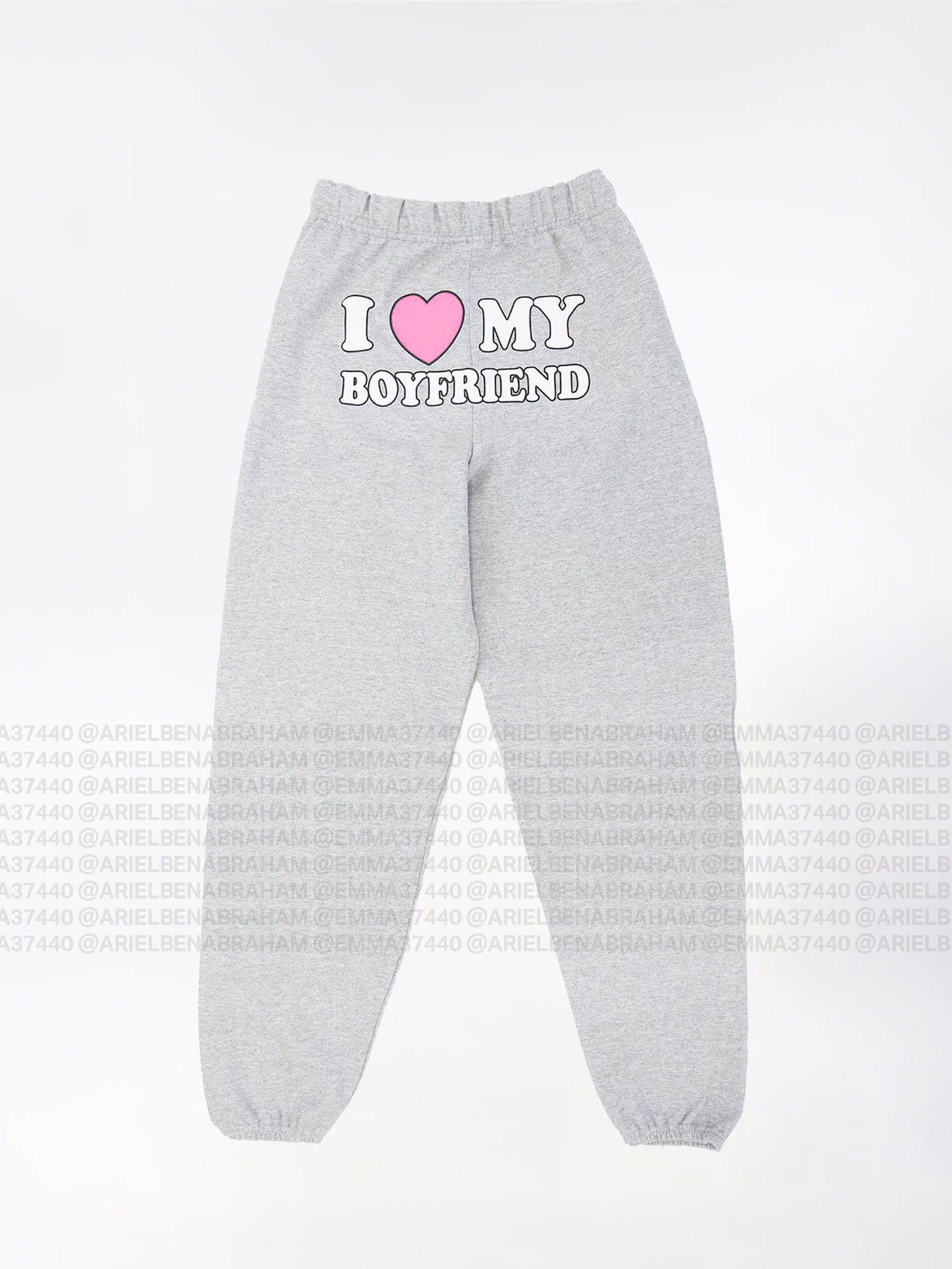 I Love My Boyfriend Sweatpants Pink Etsy Ireland