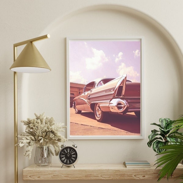 Car Wall Decor for Dad Car Enthusiast Decor for Grandpa Old Car Lover of Vintage Car New Home Gift for Him Classic Car Printable Wall Art