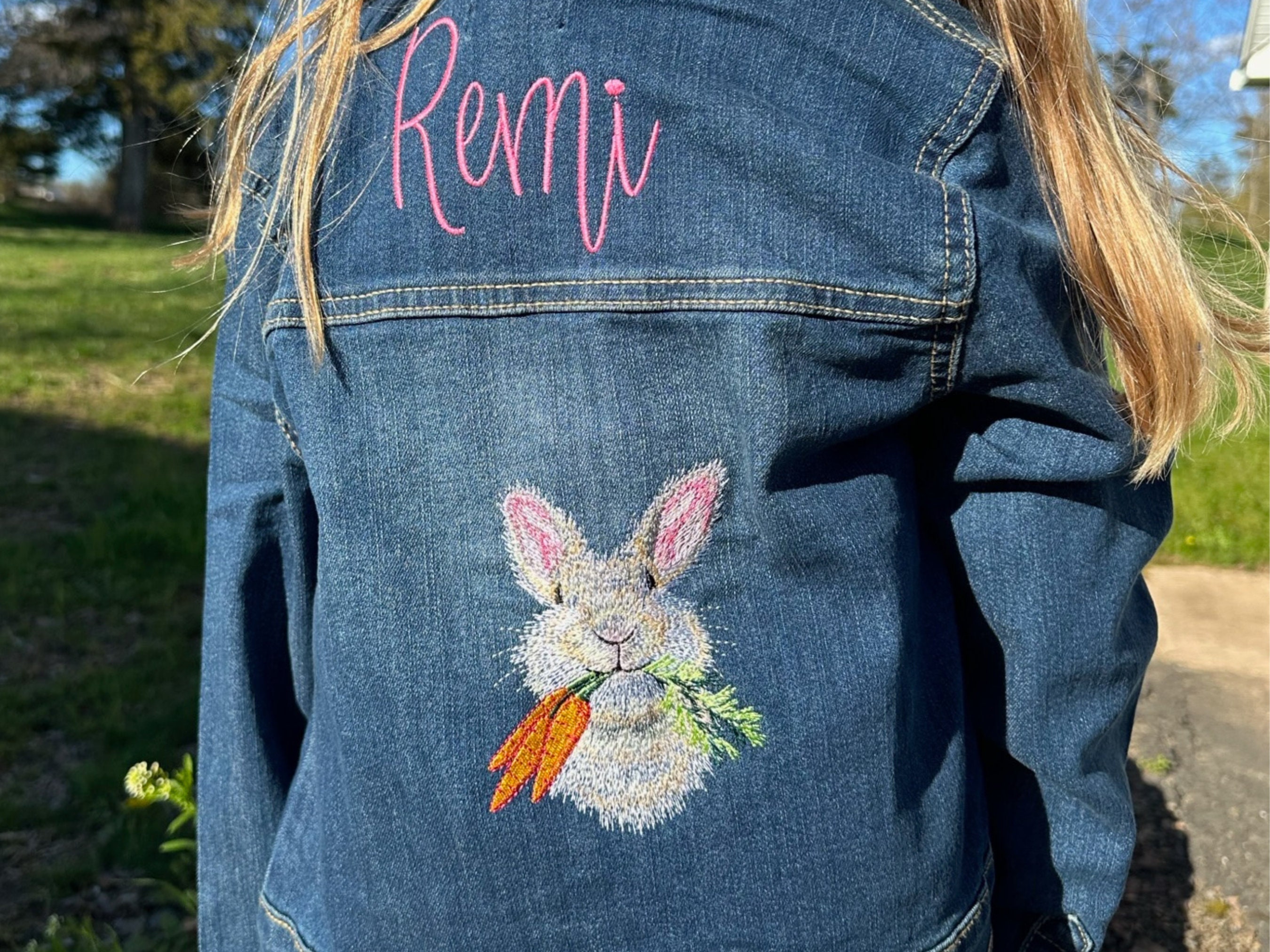 Embroidered Customized Jean Jacket, Personalized, Gift, Trendsetters ...