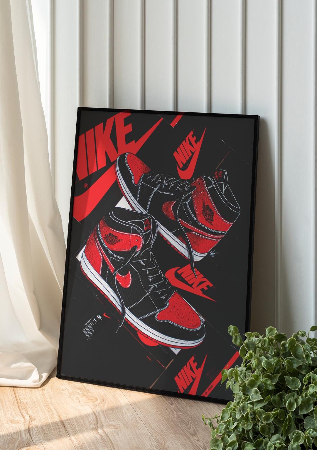 jordan 1 bred canvas
