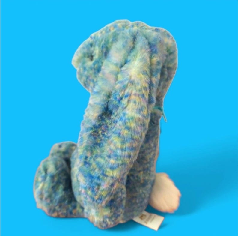 Jellycat Bashful Luxe Bunny Azure Plush Stuffed Animal 12" New With Tag