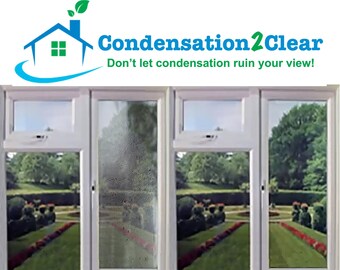 Window Repair Kit Clears condensation, mist and fog from failed blown double glazing windows (1-12 window kits sizes available)