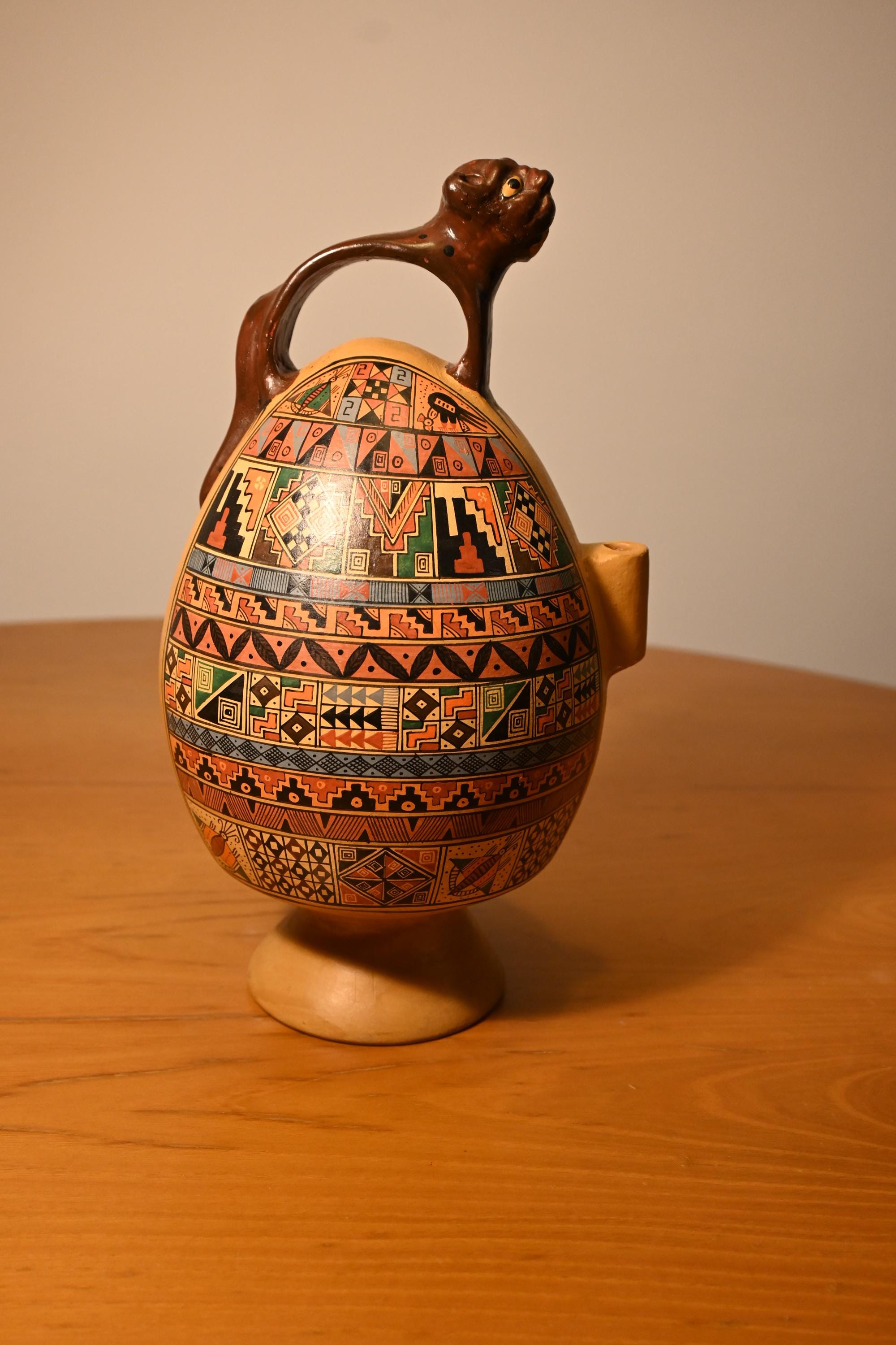 ペルー 民芸品 土器 陶器 ペルー 民芸品 土器 陶器