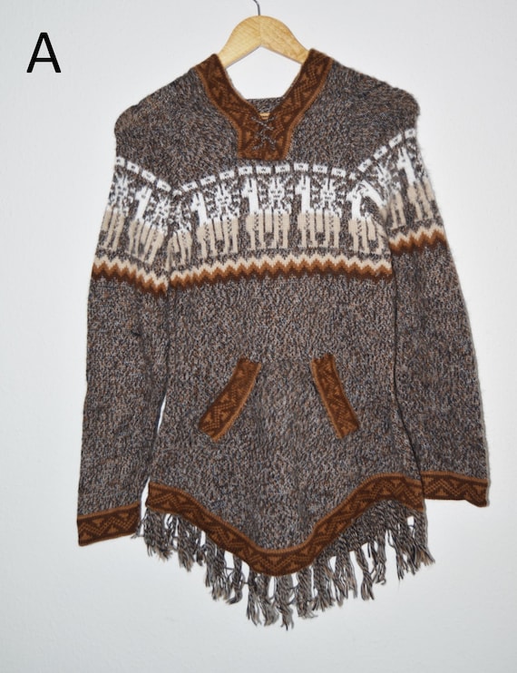 Suéter Andino peruano de alpaca, 100% hecho a mano, Unisex Style