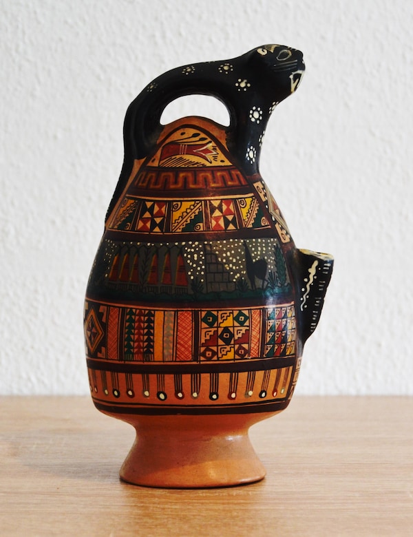 Cántaro Inca Terracota Peruana