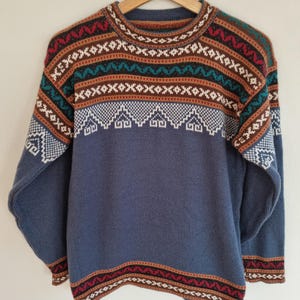 Pull en alpaga Inca du Pérou, 100 % fait main, style unisexe