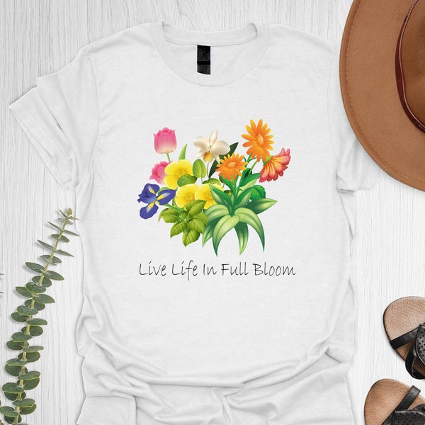 Inspirational T-shirt, Vintage Shirt, Cottage core Sweatshirt, Motivational Hoodie, Retro Tee, Floral Shirt, Botanical Tee, Positive Shirt