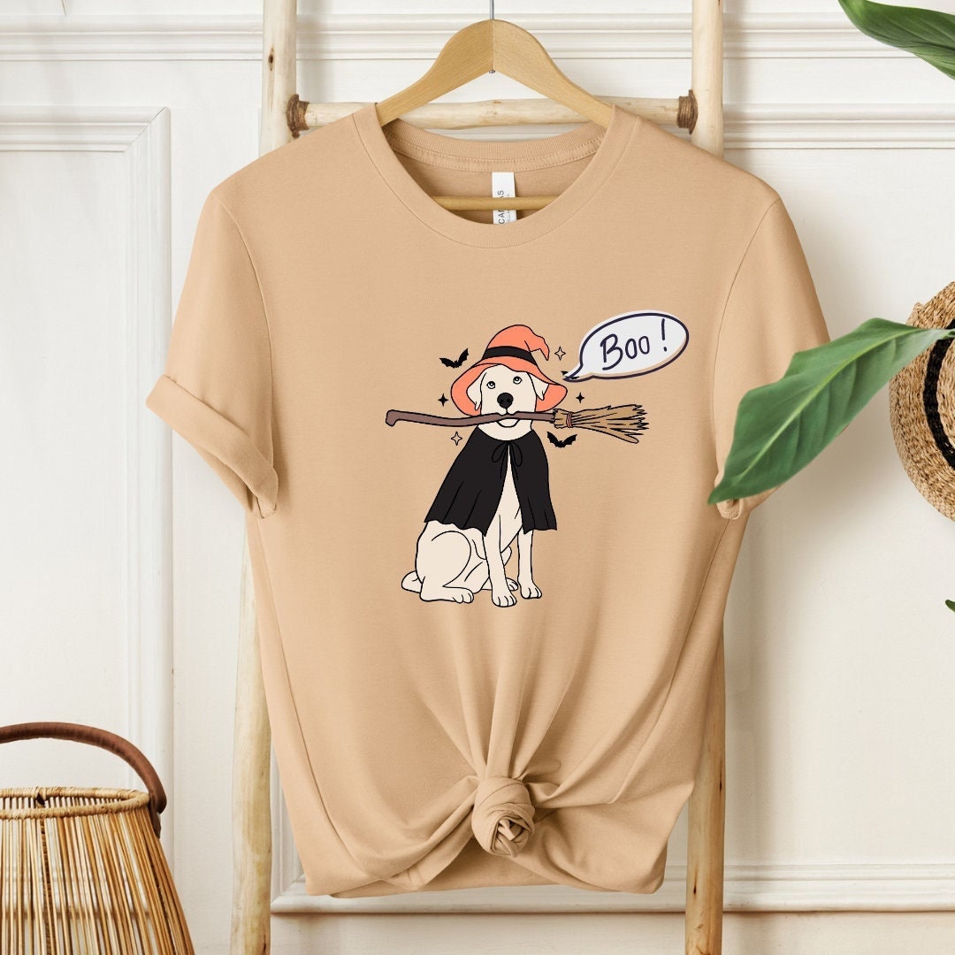 Dog Halloween Shirt, Witch Shirt, Cute Fall Season Dog Shirt Gift ...