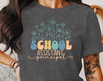 Assistant Principal Gift Clipart PNG, Vice Principal PNG for DIY Principal Appreciation Shirt Boss Day Gift for Education Clip Art