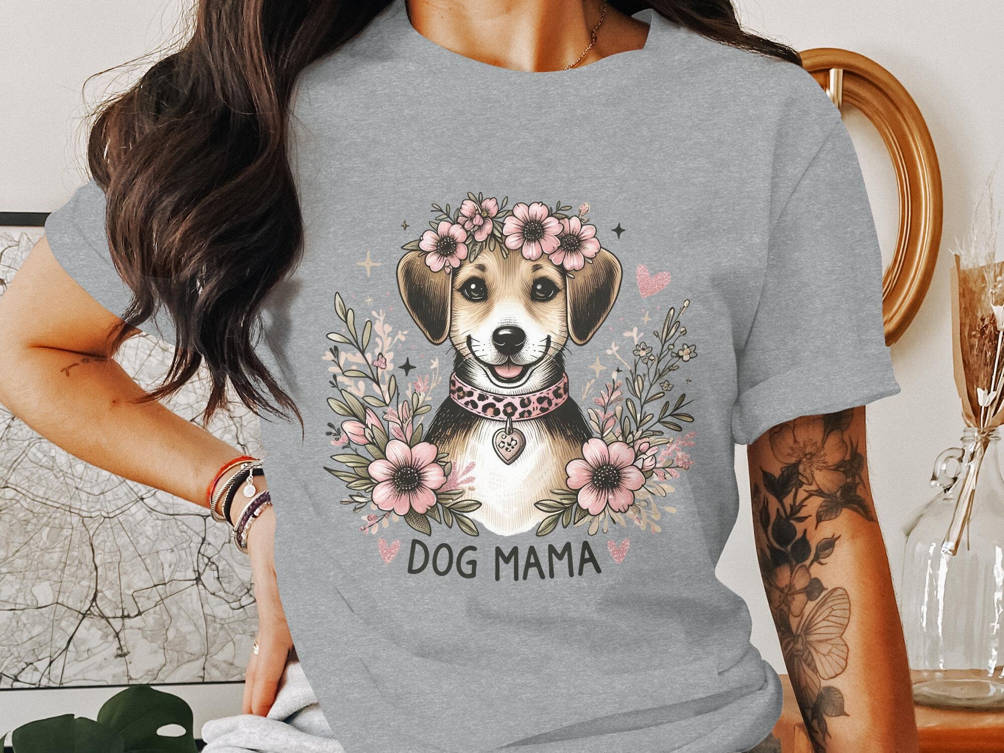 Cute Airedale Terrier Dog Mom Tote Bag - Funny Dog Lover Gift With Pocket Design