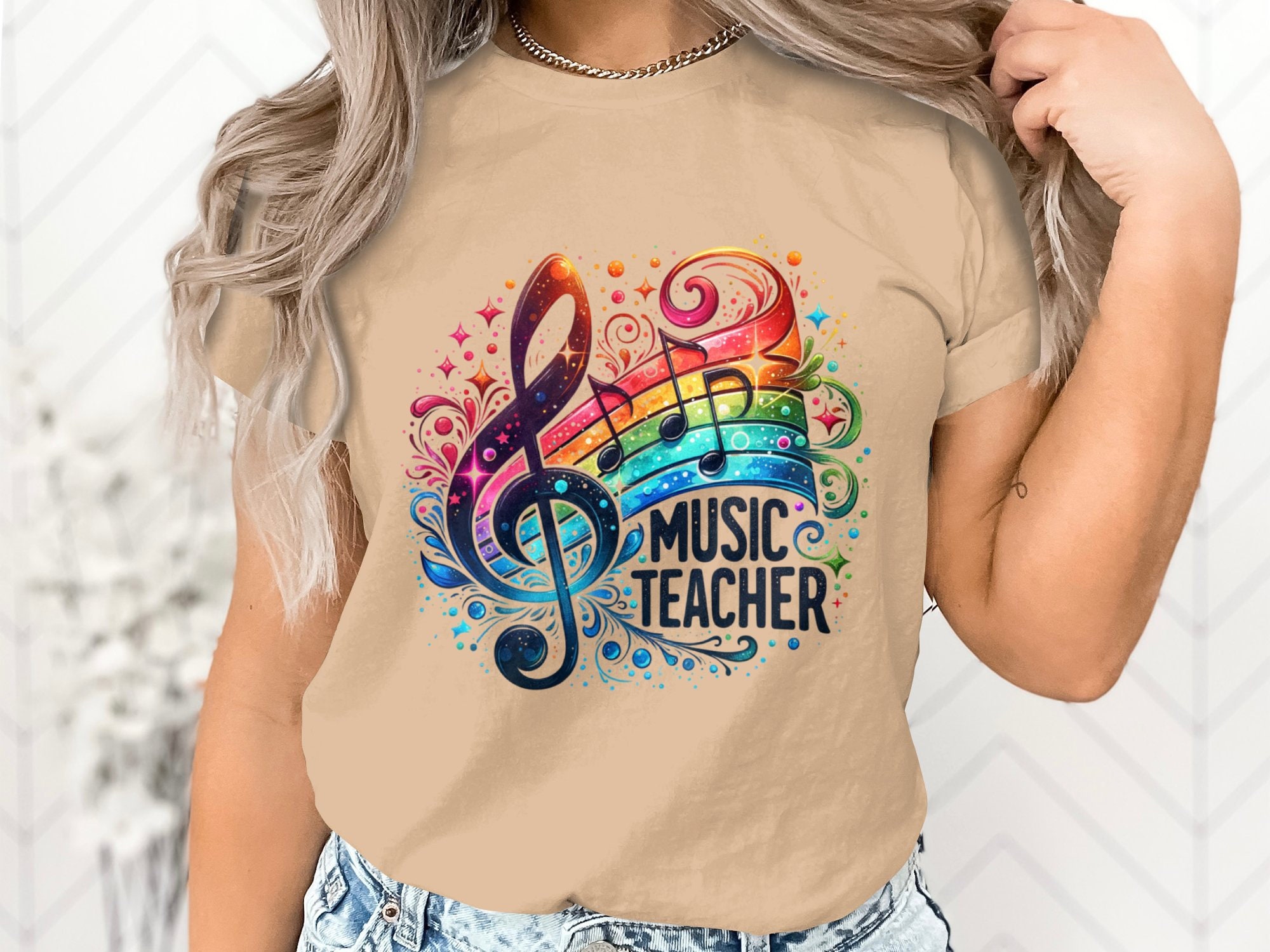 Profesor de música PNG, Descarga digital, Marca de tutor instrumental, Uso  comercial, Gráfico de músico, Notas musicales Arco iris para profesor de  música - Etsy México, image size:2000x1500