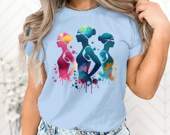 Aquarel zwemmer clipart, zwemmen illustraties, zwemmen PNG, digitale download, cadeau voor zwemmer, zwemteam shirt, DIY zwemteam shirt