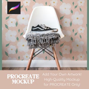 Procreate Wallpaper Mockup Musterdesign, Mock-Ups für Kunstwerk und digitales Papier Tapete Procreate Vorlage Sofort-Download