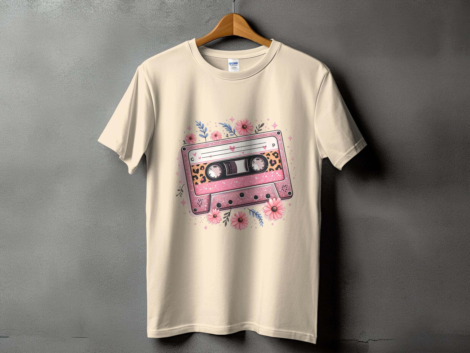 Tシャツ・カットソー 1993studio Vintage Cassette Tape T-Shirt_Magenta VINTAGE CASSETTE TAPE T-SHIRT - black, magenta 1993studio