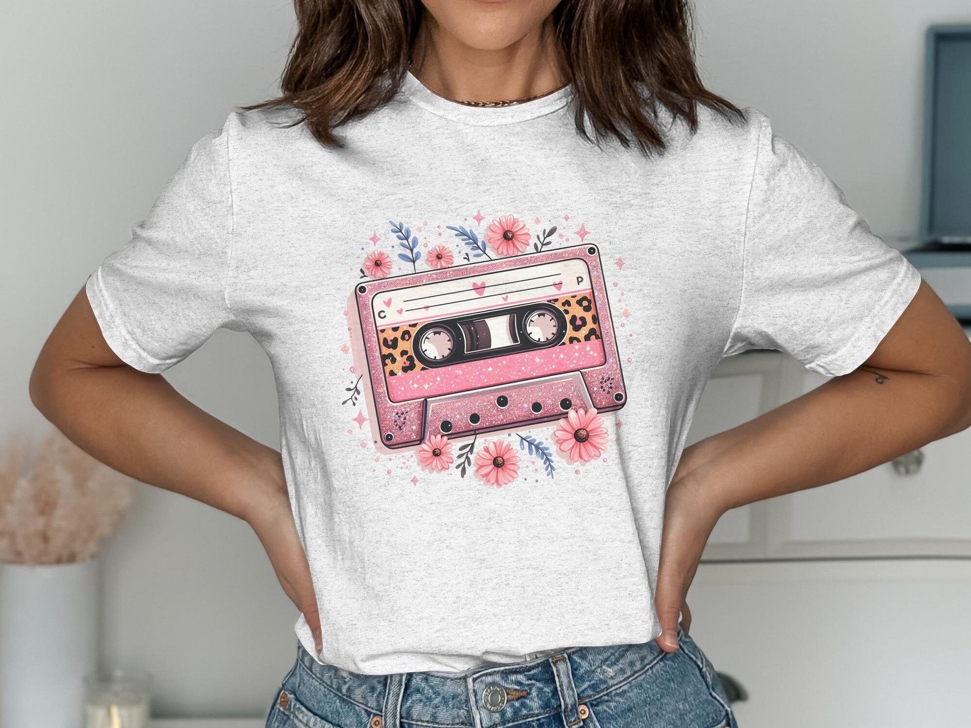 tシャツ 「HOLY NUMBER 7」「Woman」 Waacking Dance Studio Cassette tape Graphics T- Woman] Waacking Dance Studio Cassette tape Graphics T-Shirt