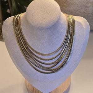 Vintage Kramer Gold Tone Necklace