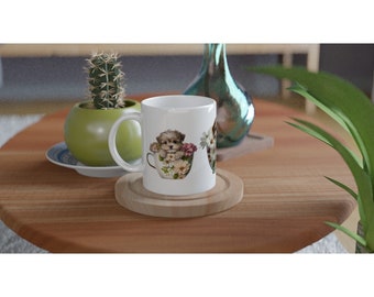 Mug  Cute Teacup Puppy Floral