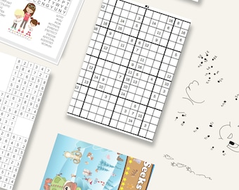 Downloadable and printable games pack for children - Over 10,000 Sudoku puzzles and 3,000 mazes