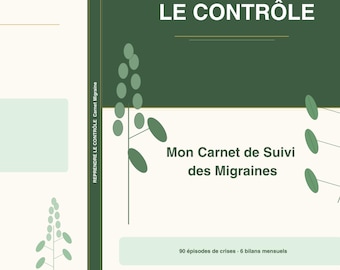 Printable Migraine Tracking Log | Trigger Journal & Doctor's Assessment | A4 PDF | 90 Episodes | Instant Download