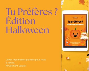 Would You Rather Halloween Game PDF 270 Questions | Printable Game for Kids, Teens, and Adults | Halloween Party Activity for Family and Classroom