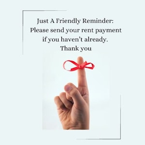 Rent Payment Reminder