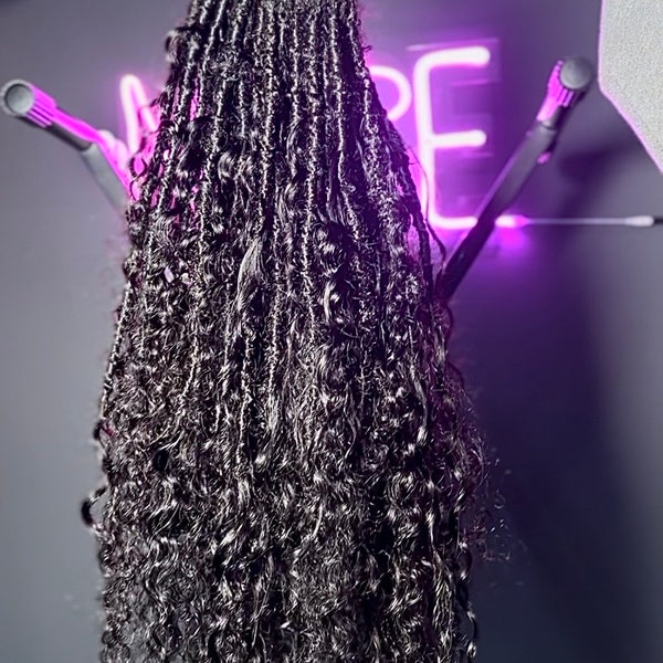 Handmade Crochet Faux Locs w/ Human Hair