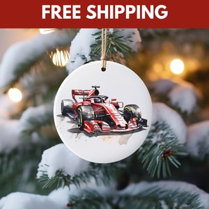 Formula 1 Ornament, F1 Car Ornament, F1 Gift, Car Gifts For Formula 1, Car Ornament, Race Car Ornament,  Christmas Gift, Ornaments, Car Gift
