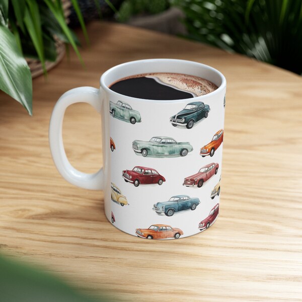 Classic Car Mug Etsy